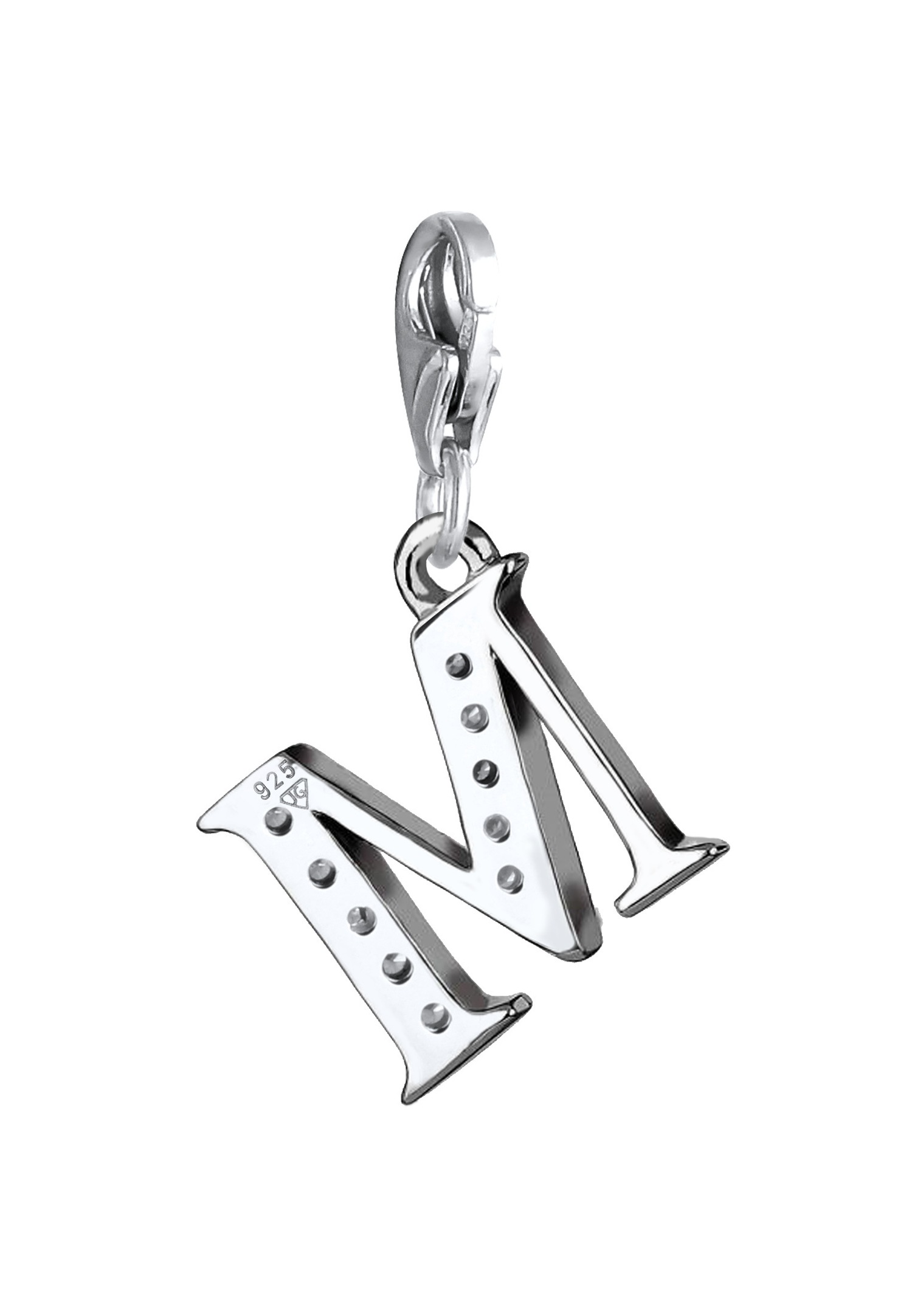 Nenalina Charm Letter Pendant, Individual and Personalized in 925 Sterling Silver for all current Charm wearers