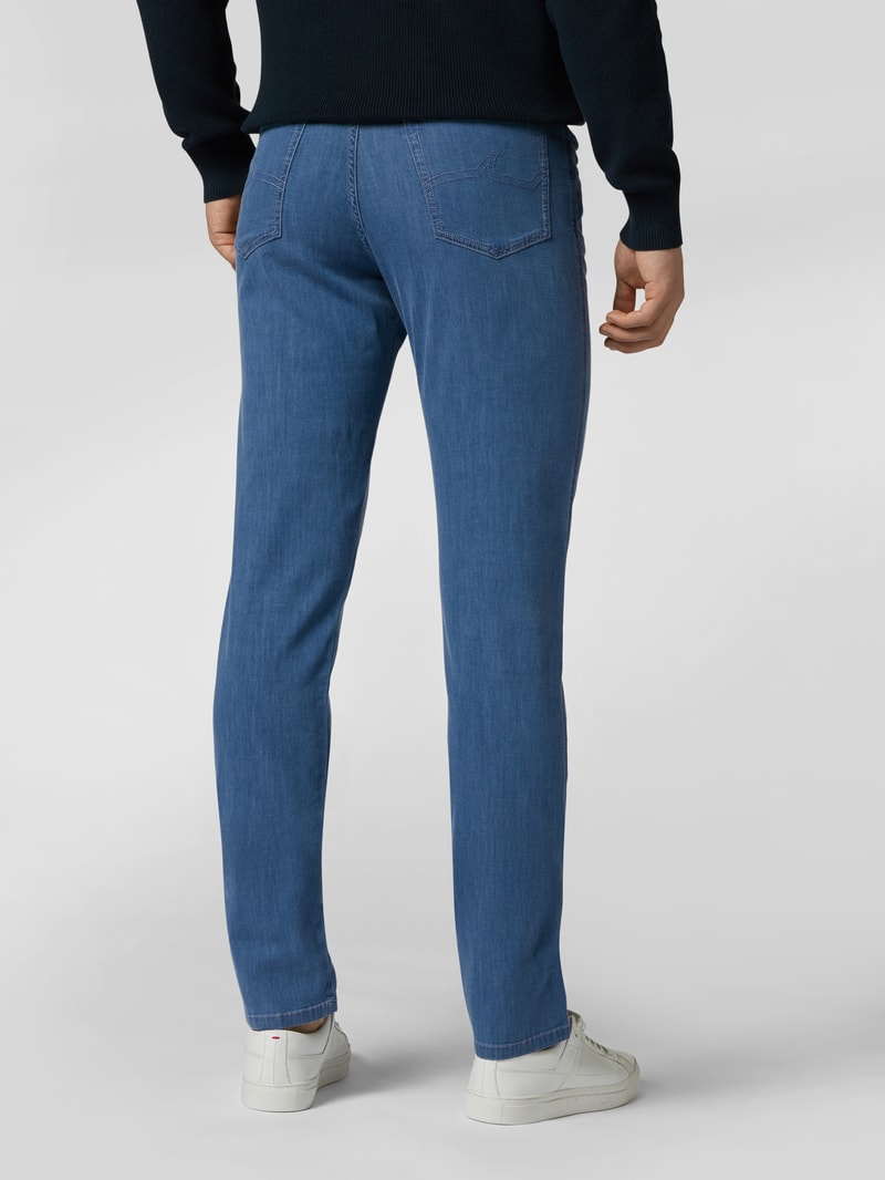 Jeans mit Stretch-Anteil in gerader Passform in jeans