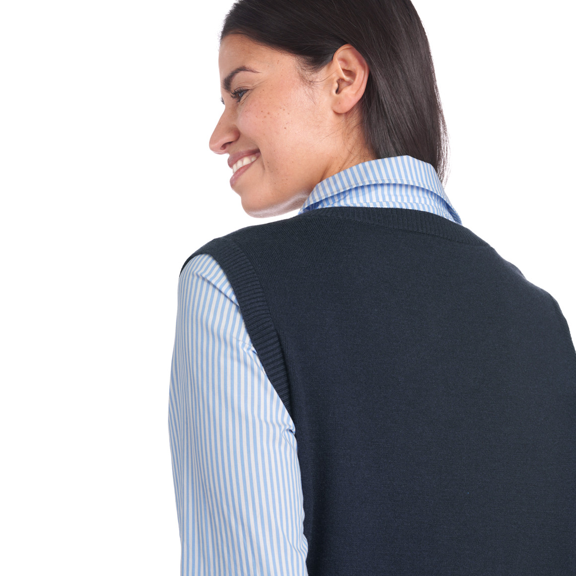 Damen Strickpullunder im Layer-Look
