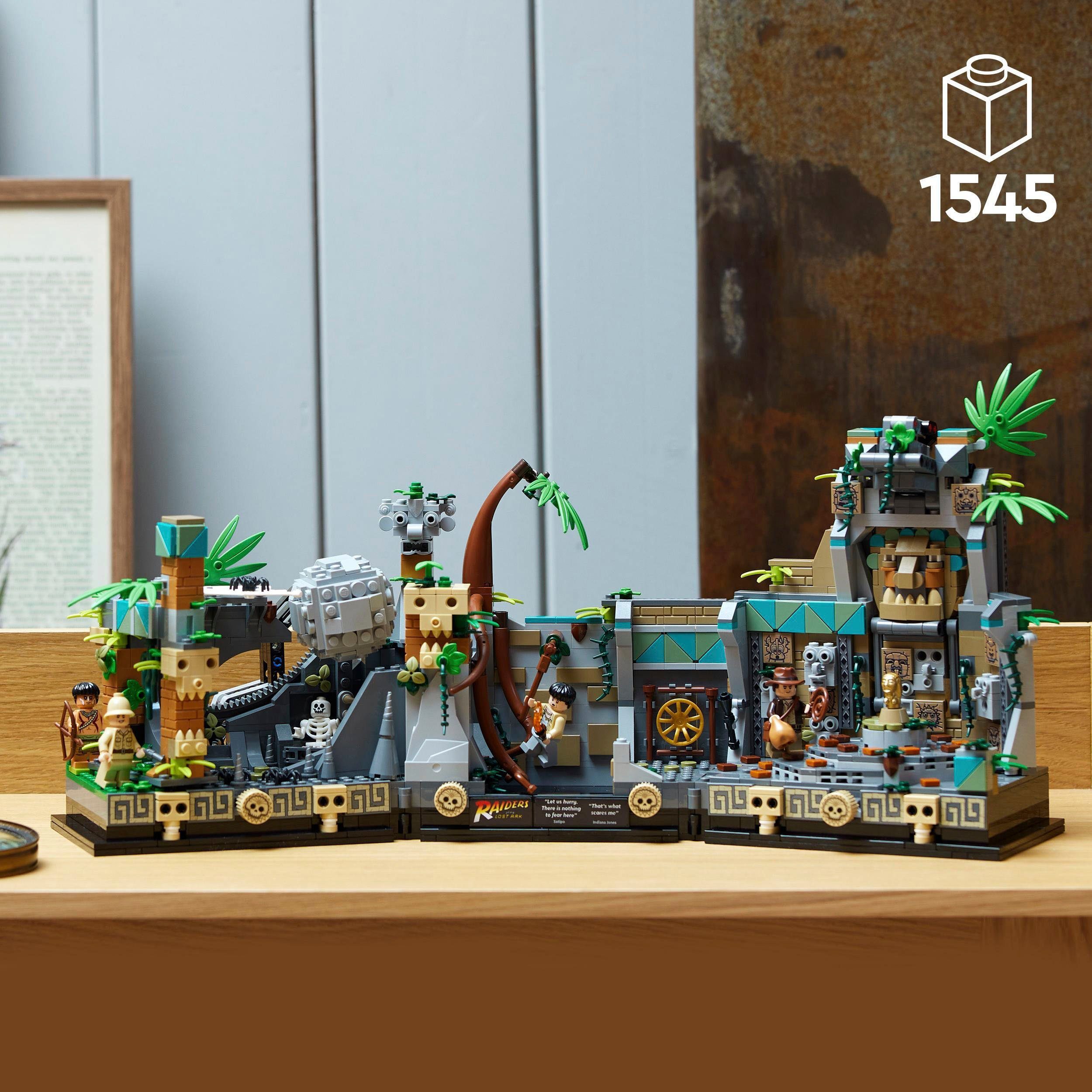 LEGO® Konstruktionsspielsteine Tempel des goldenen Götzen (77015), LEGO® Indiana Jones, (1545 St), Made in Europe