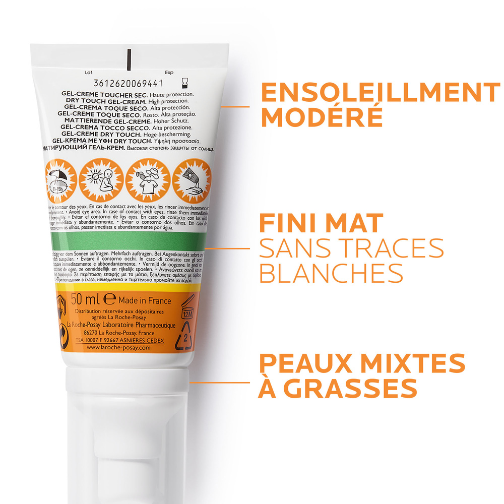 La Roche-Posay ANTHELIOS 50+ Gel Crème Sans Parfum Protection Visage