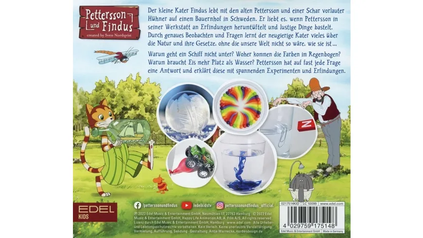 Findus erklärt die Welt:Experimente & Erfindungen Pettersson und Findus