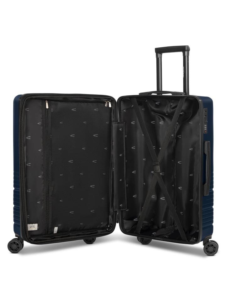 Camel Active Hanoi 4 Rollen Kofferset 3-teilig mit Dehnfalte in dark blue günstig kaufen onesize