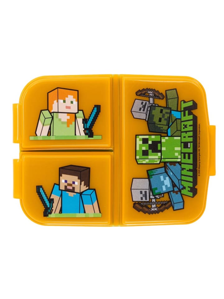 Minecraft Brotdose | 3 getrennte Fächer | Minecraft | Lunch to Go | Vesper Dose günstig kaufen onesize