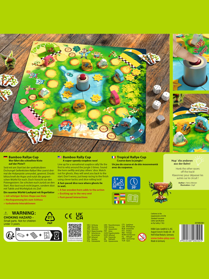 Haba Spiel Bamboo Rallye Cup in mehrfarbig günstig kaufen onesize