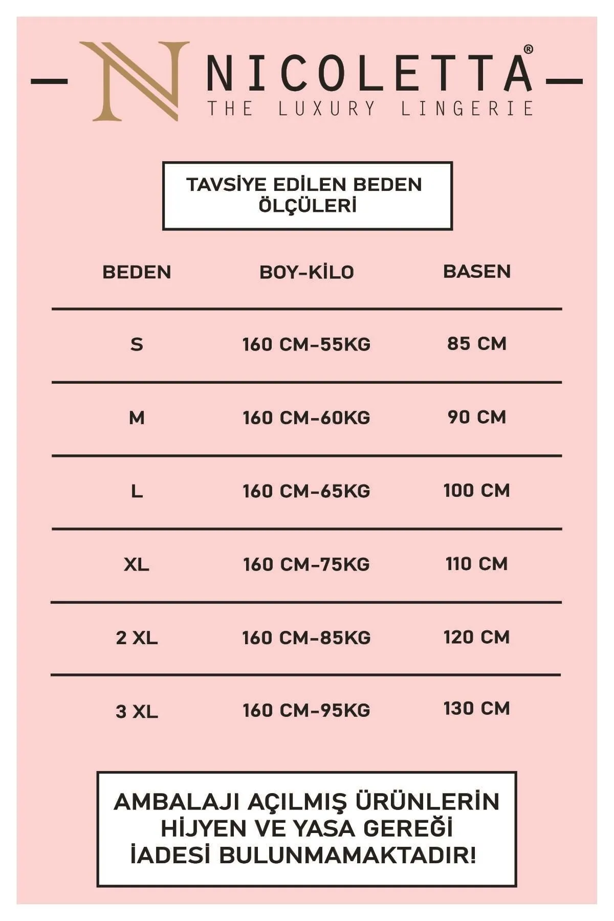 Nicoletta  Damenhöschen im 5er-Pack mit hoher Taille, Lachsfarben