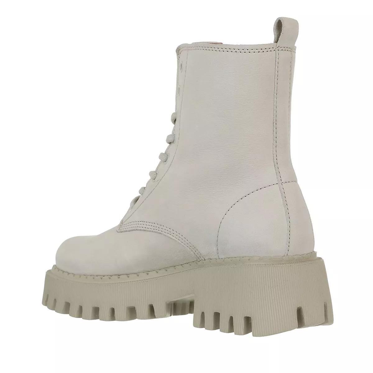 TORAL Stiefeletten weiss Schnürstiefel