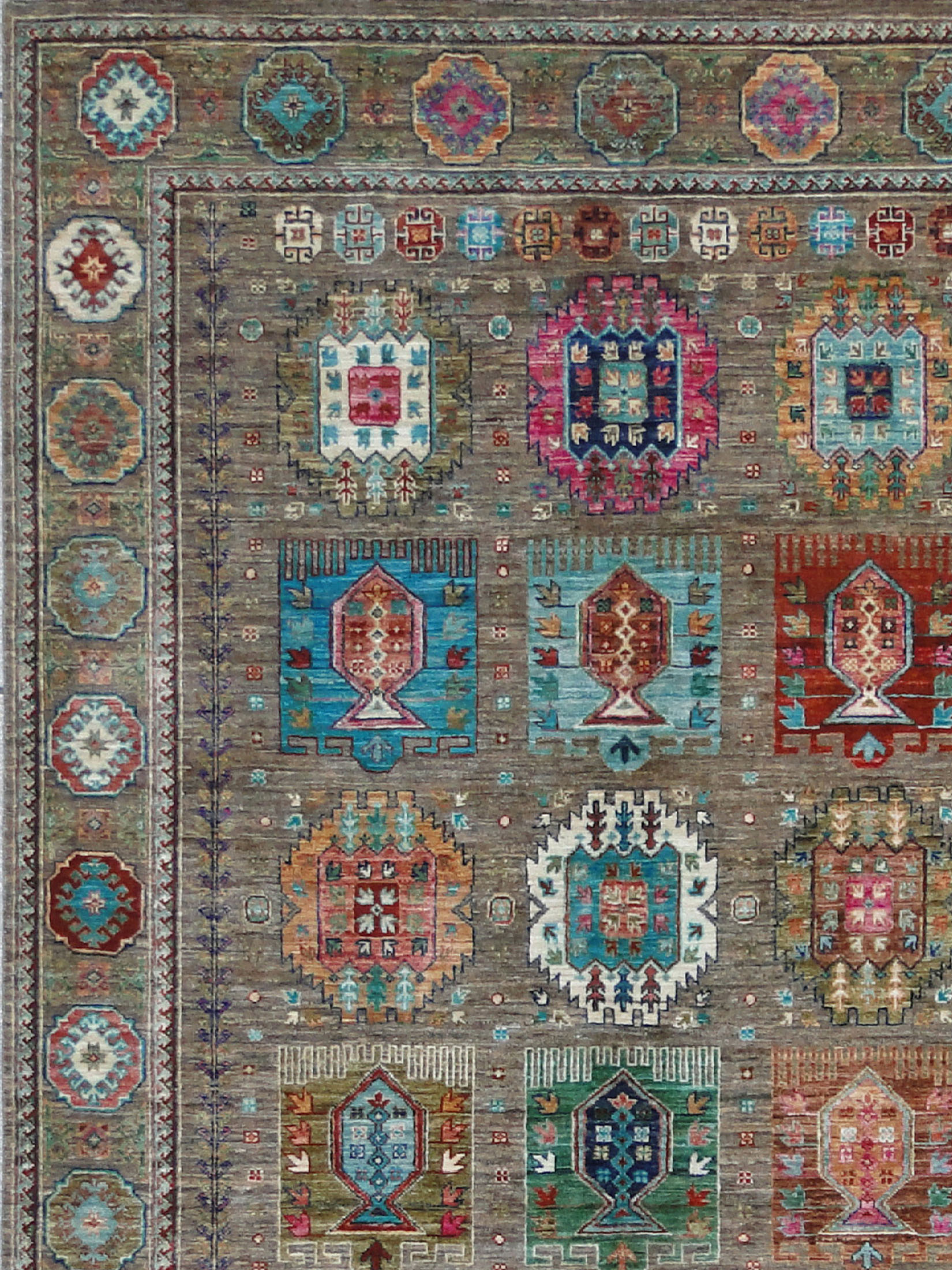 Kazak Ghazni ca. 176 x 246 cm, Unikat / Einzelstück