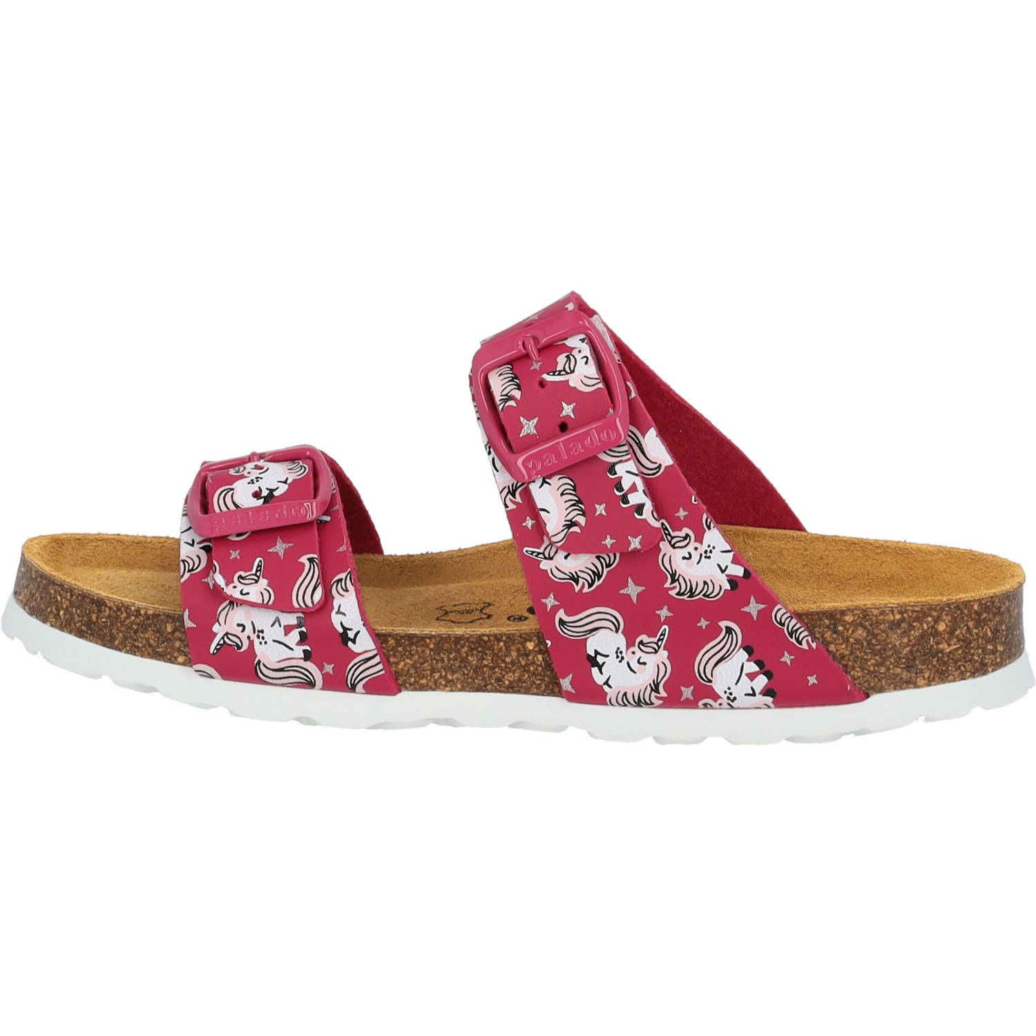 Palado Kids Samos G Print, Pantoletten, Kinder, Pink Unicorn
