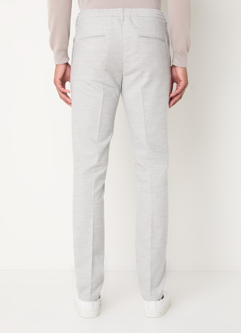 Profuomo Chino slim fit con bordi arrotondati e bordi arrotondati