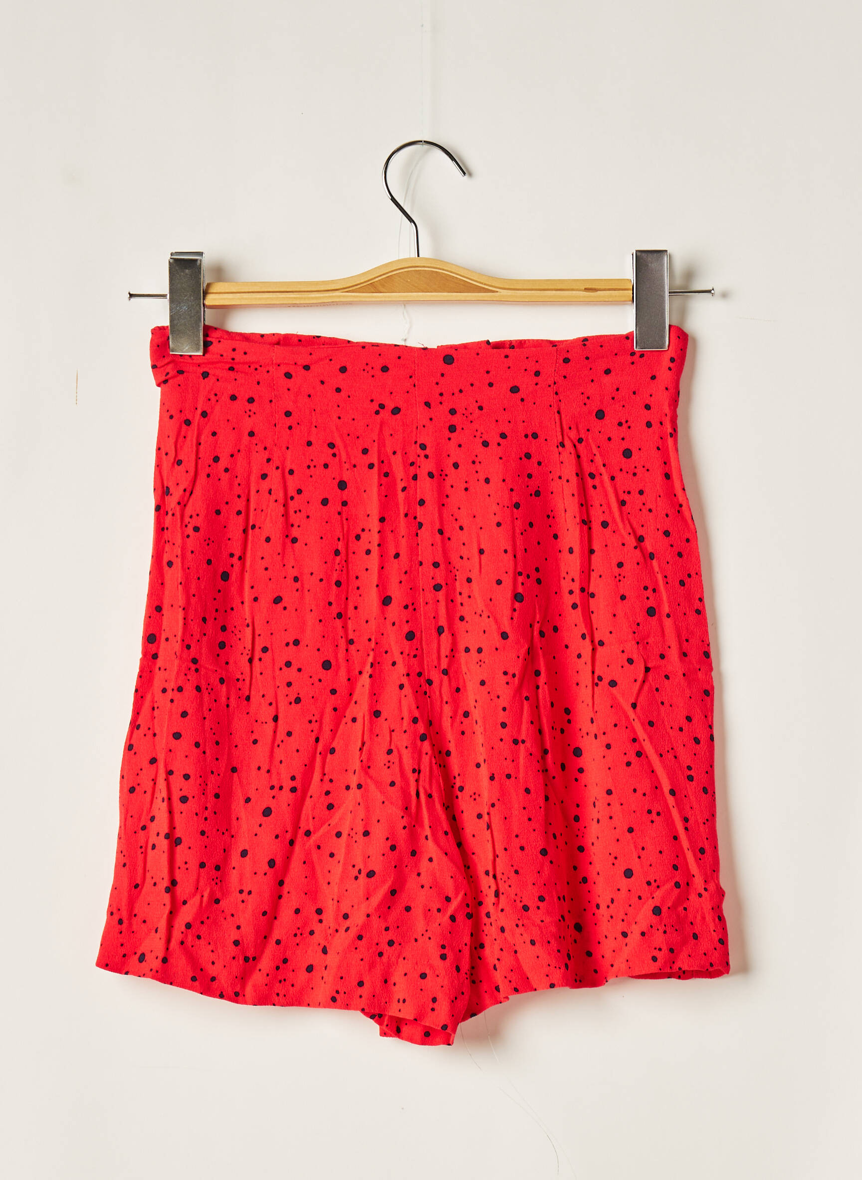 Zara Shorts 1 Femme couleur rouge