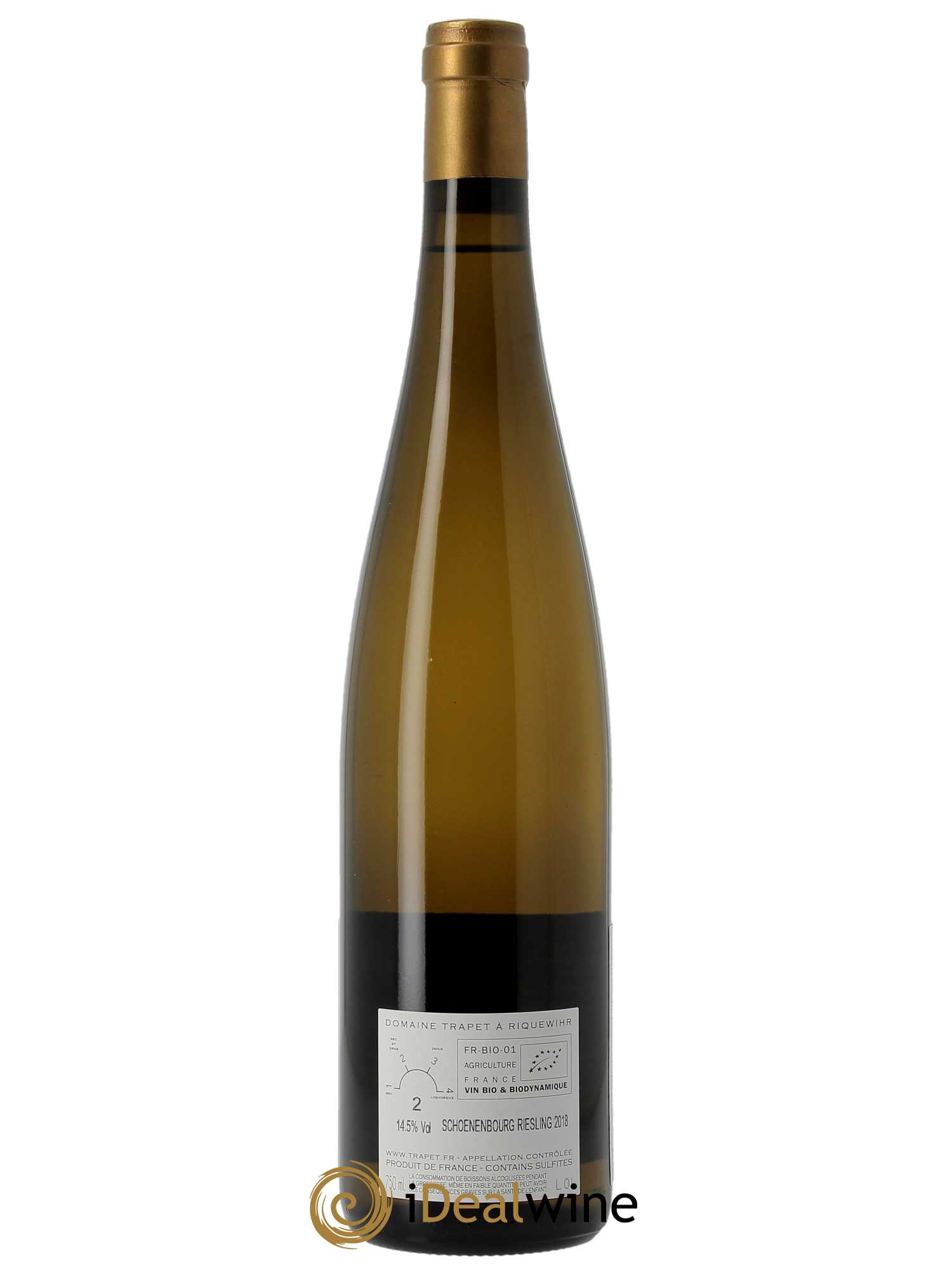 Riesling Grand Cru Schoenenbourg Domaine Trapet  2018 - Lot de 1 Bouteille