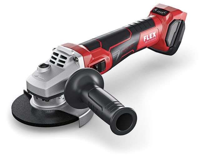 Flex-tools 499285 LBE 125 18.0-EC C Szlifierka kątowa akumulatorowa 125 mm z hamulcem i regulacją prędkości 18 V bez akumulatorów i ładowarki
