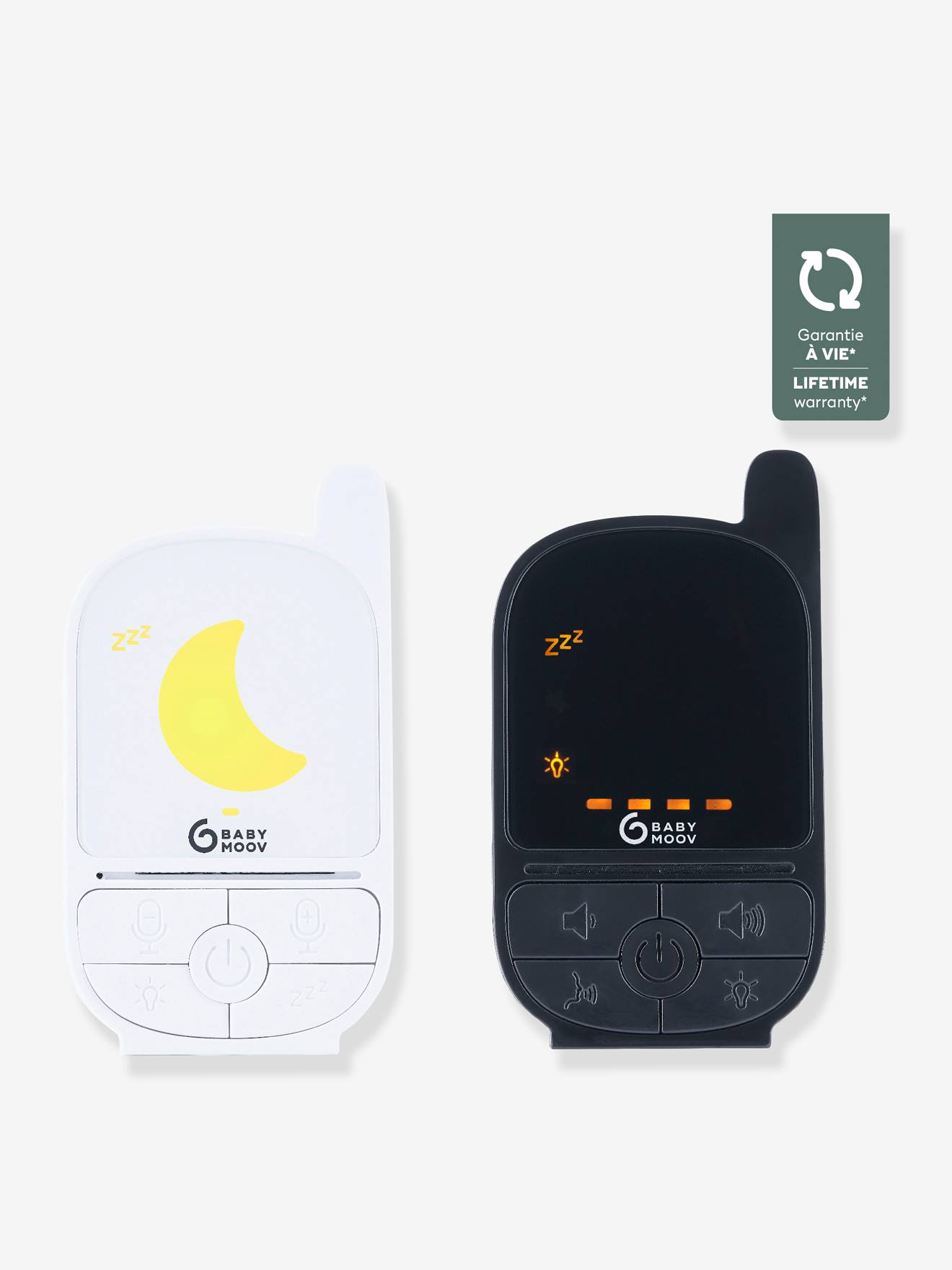 Ecoute-bébé BABYMOOV Handy Care noir blanc