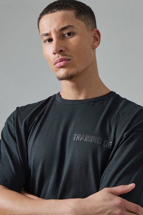 Oversize T-Shirt mit Active Training Dept Print