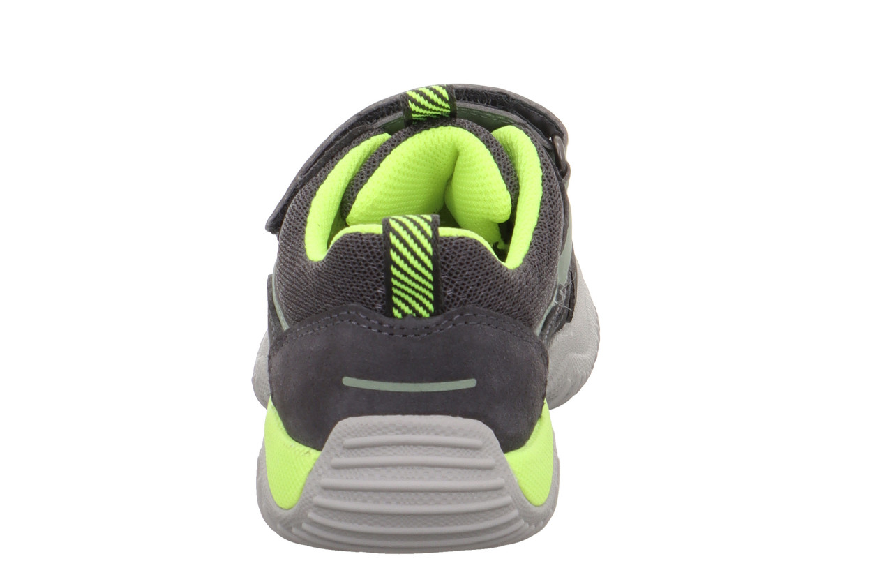 STORM - Grau/Gelb Sneaker low mit Klettverschluss