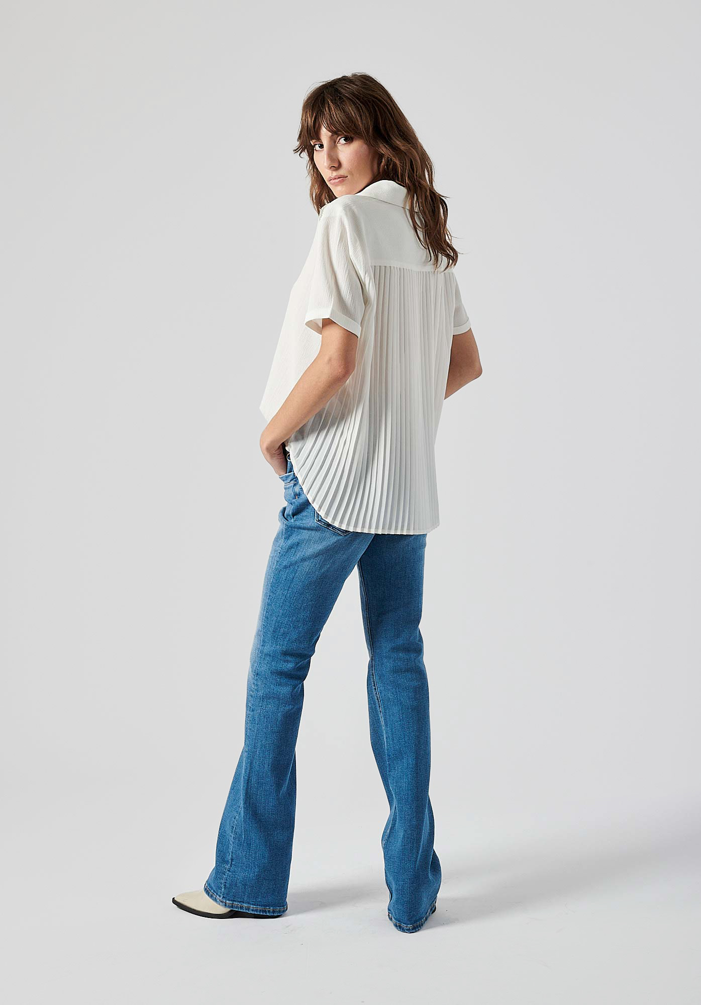 CHAFI  Blouse blanche femme