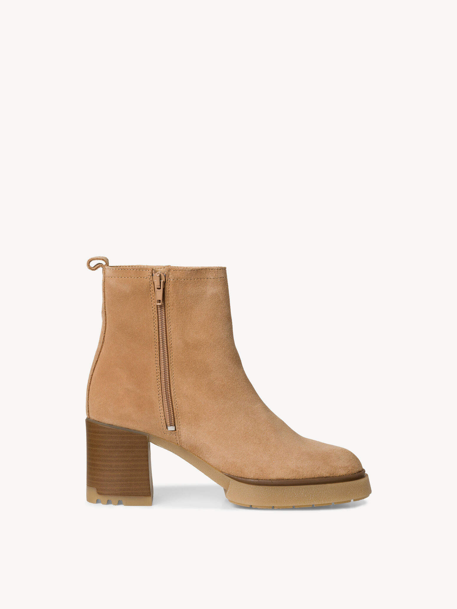 Bottine en cuir - marron