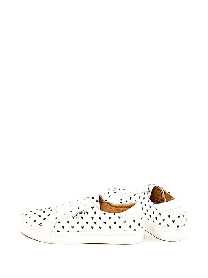Noosy Sneakers in Weiß/ Schwarz günstig kaufen 38