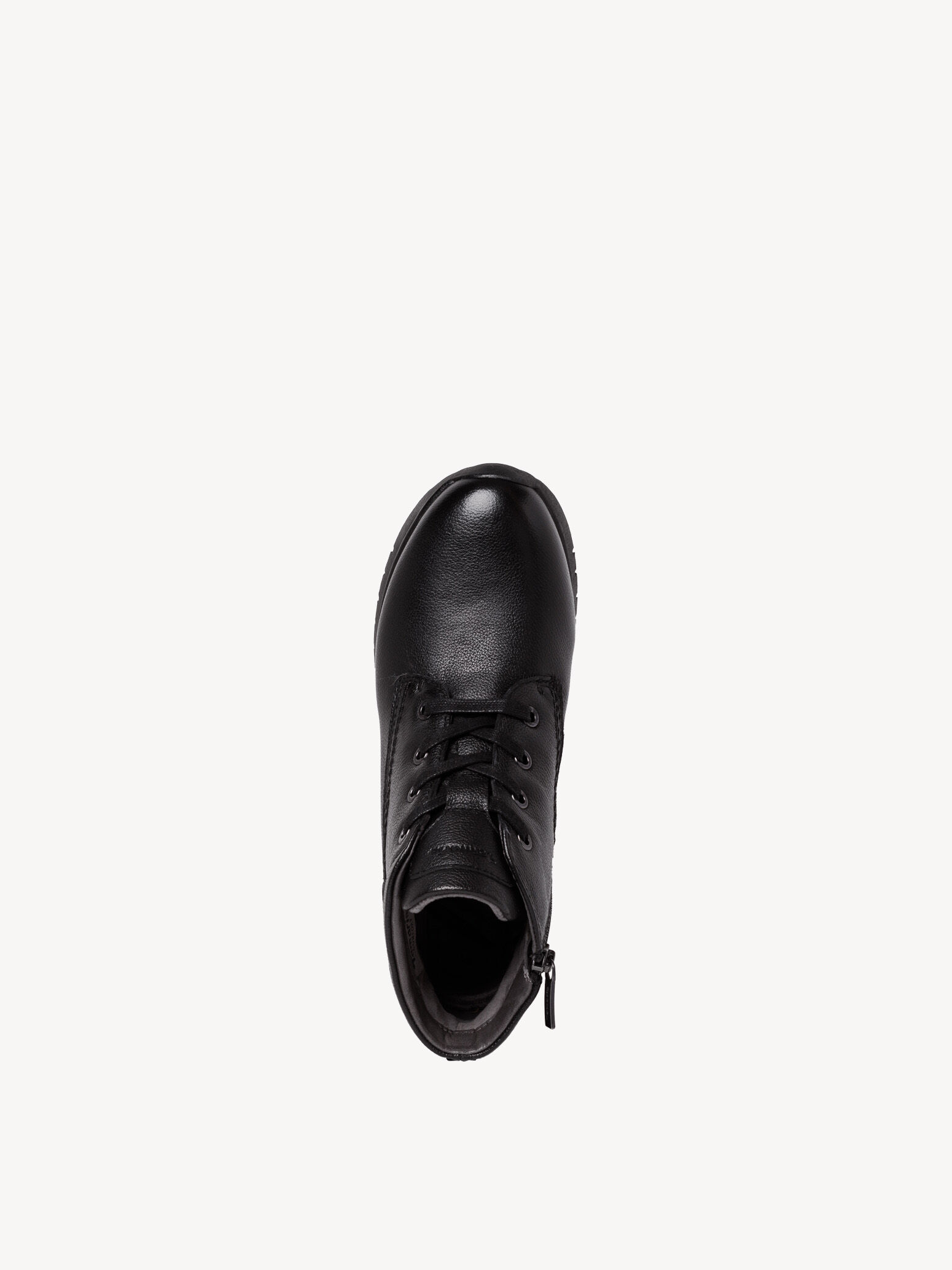 Bottine en cuir - noir
