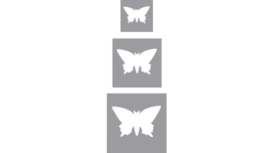 Rayher Motivstanzer-Set Schmetterling 1,6cm+2,54cm+3,81cm