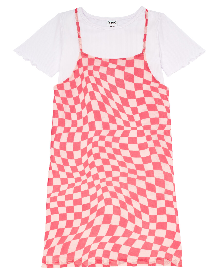 Kleid 2-in-1-Optik