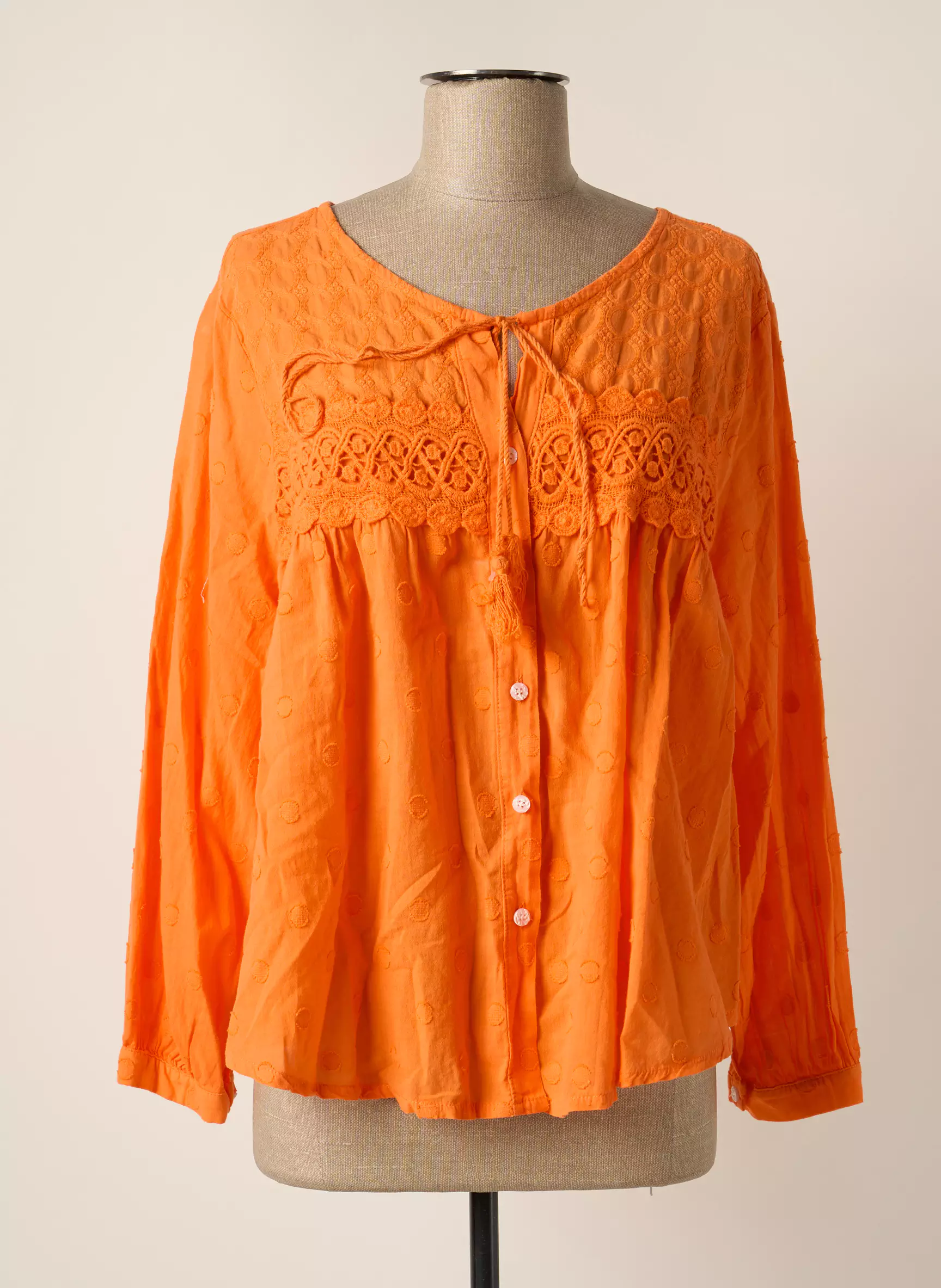 Gioya   Co Chemisiers Femme couleur orange