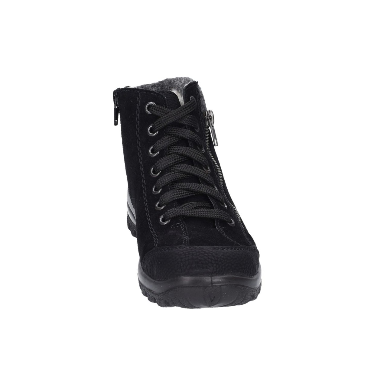 RIEKER Schnür-Stiefeletten schwarz