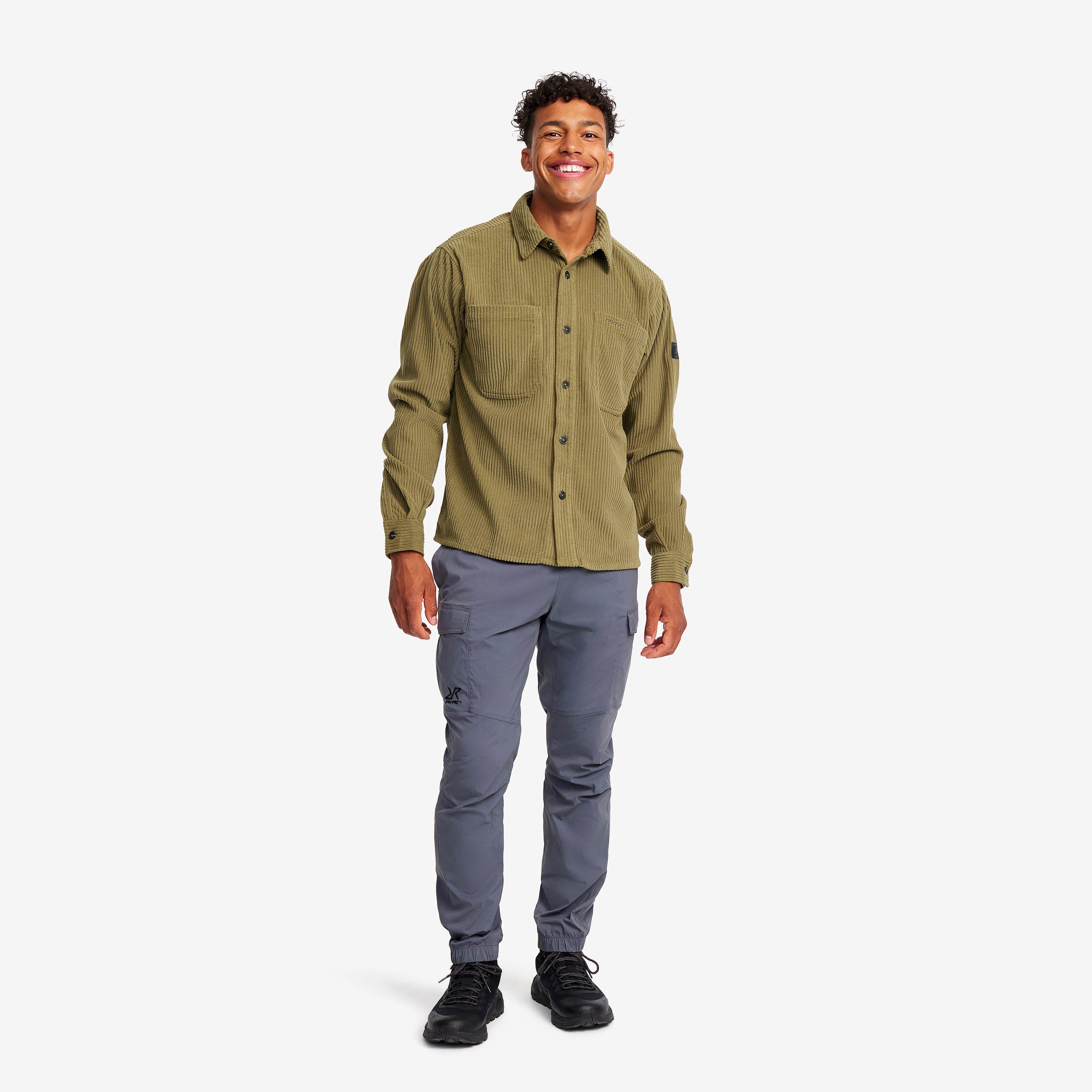 Cord Shirt Homme Martini Olive