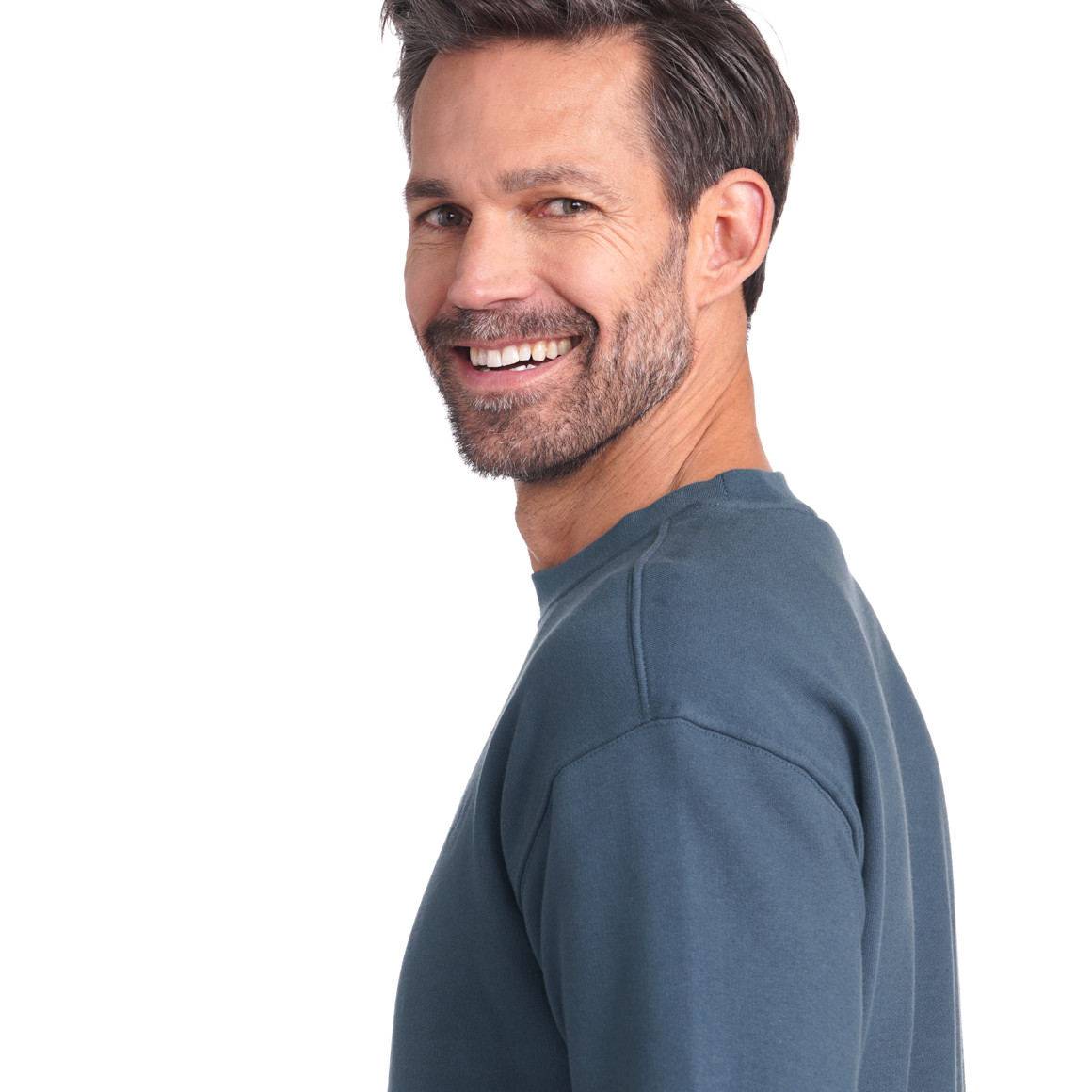 Herren Sweatshirt mit Rundhalsausschnitt