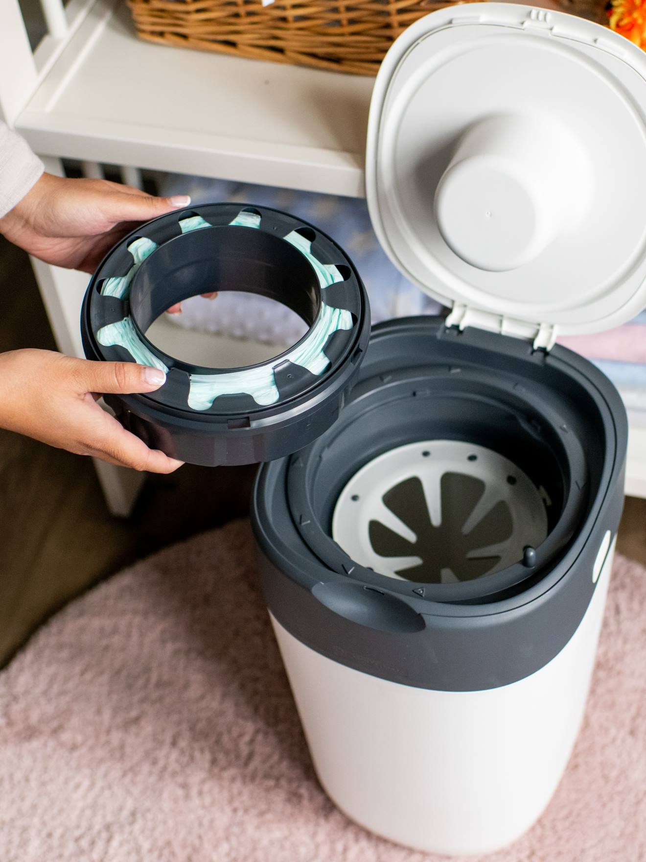 Tommee tippee 18 Nachfüllkassetten TWIST & CLICK Tommee tippee SANGENIC - grau