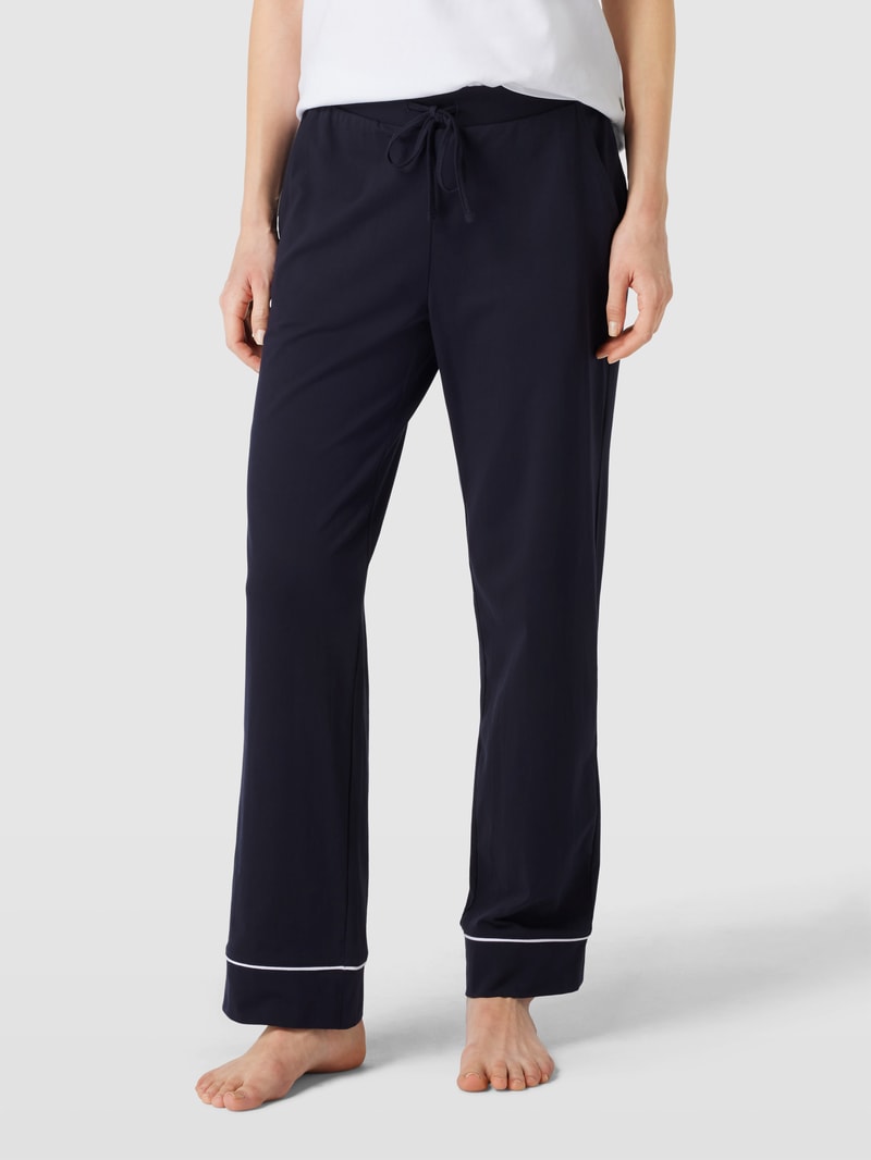 Hose mit seitlichen Eingrifftaschen Modell 'Beautiful Basics' in marineblau