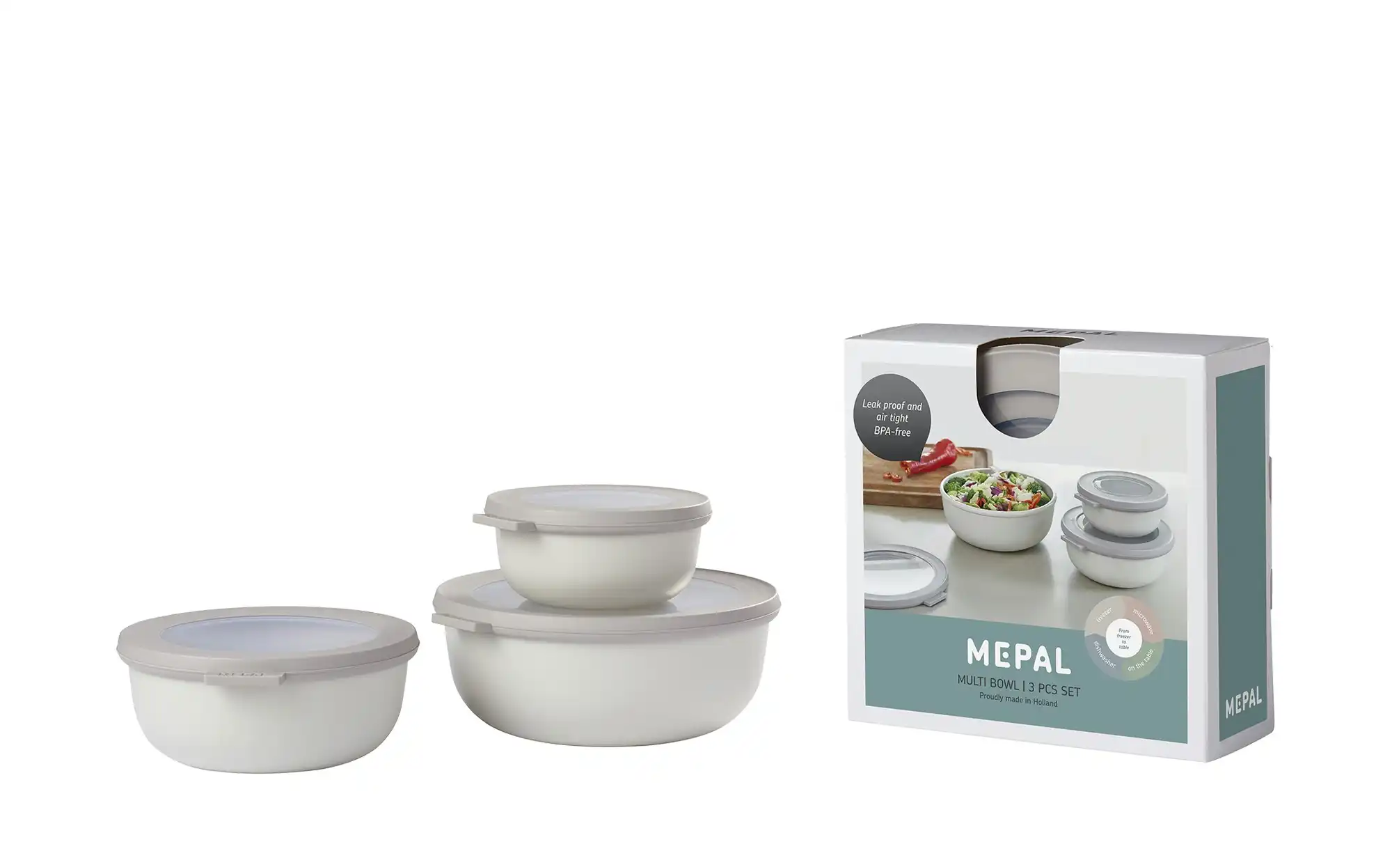 Mepal Multischüssel-Set, 3-teilig Cirqula