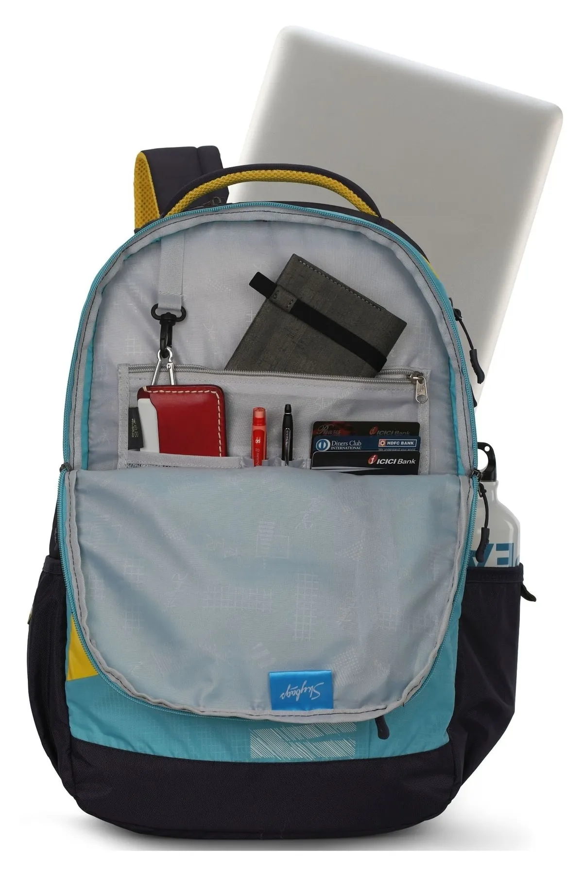 Skybags  Rucksack - Türkis - Unifarben