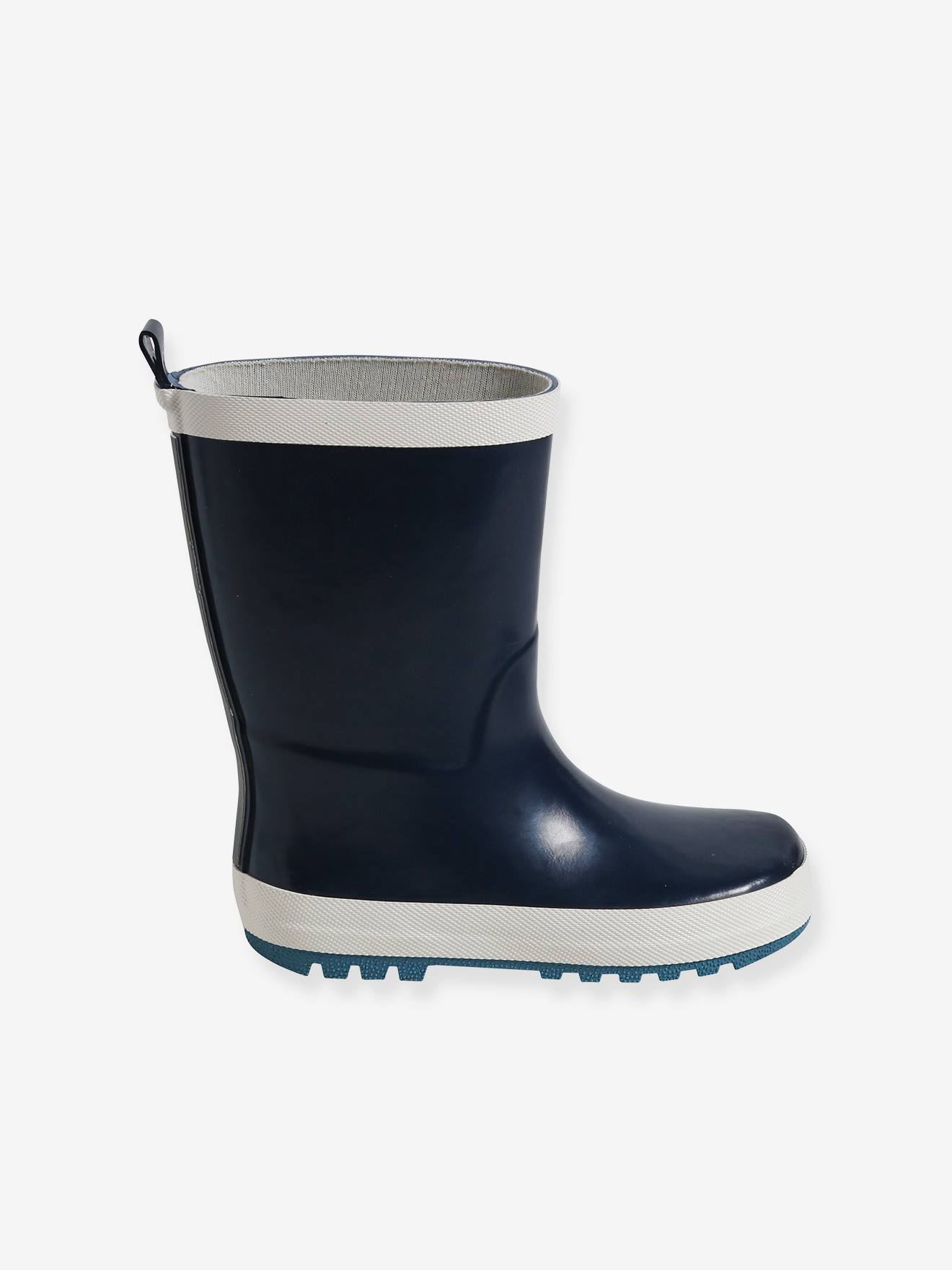 Vertbaudet Kinder Gummistiefel mit Reflektor - senfgelb