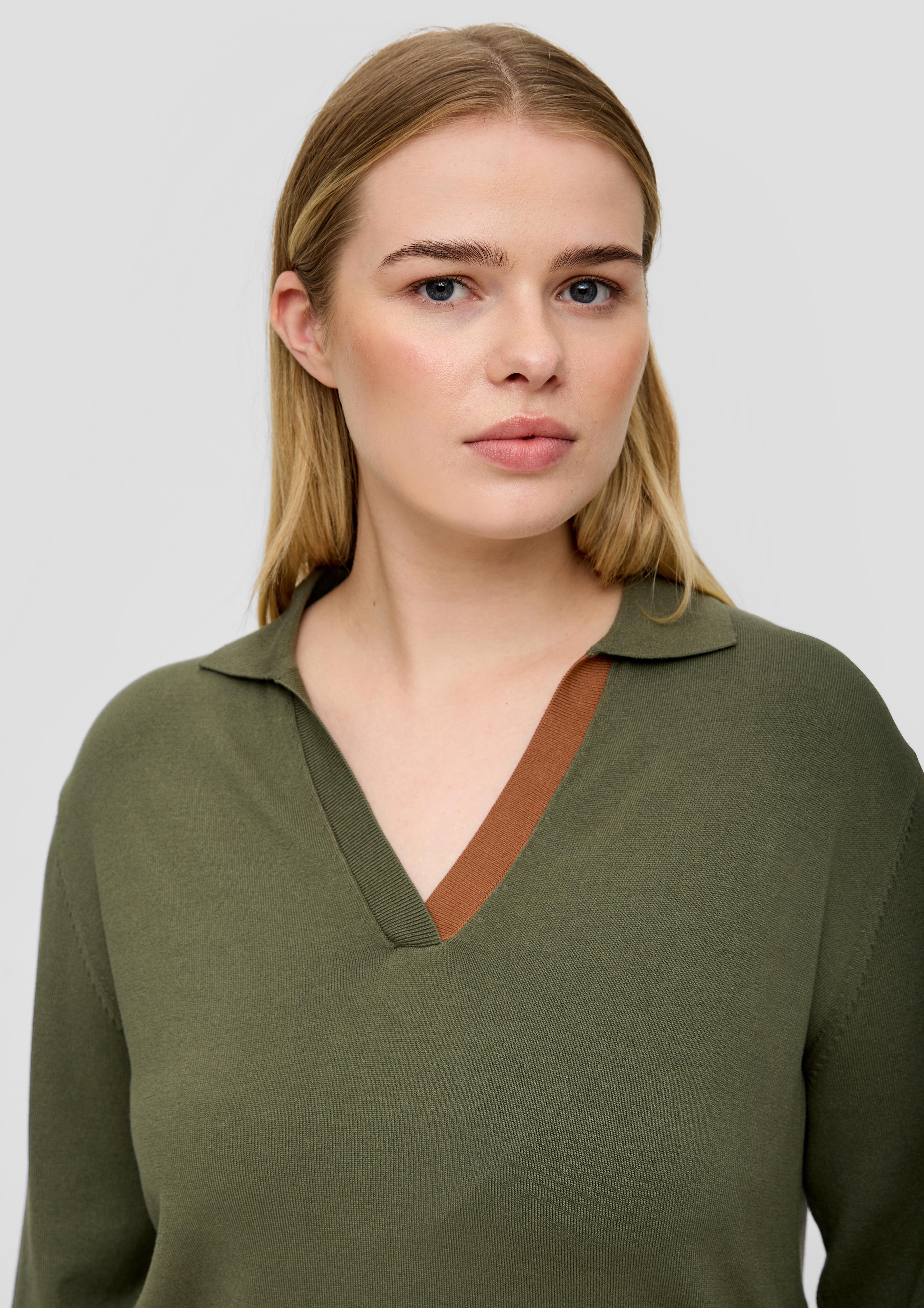 Strickpullover mit Colour Blocking  2136631-7810