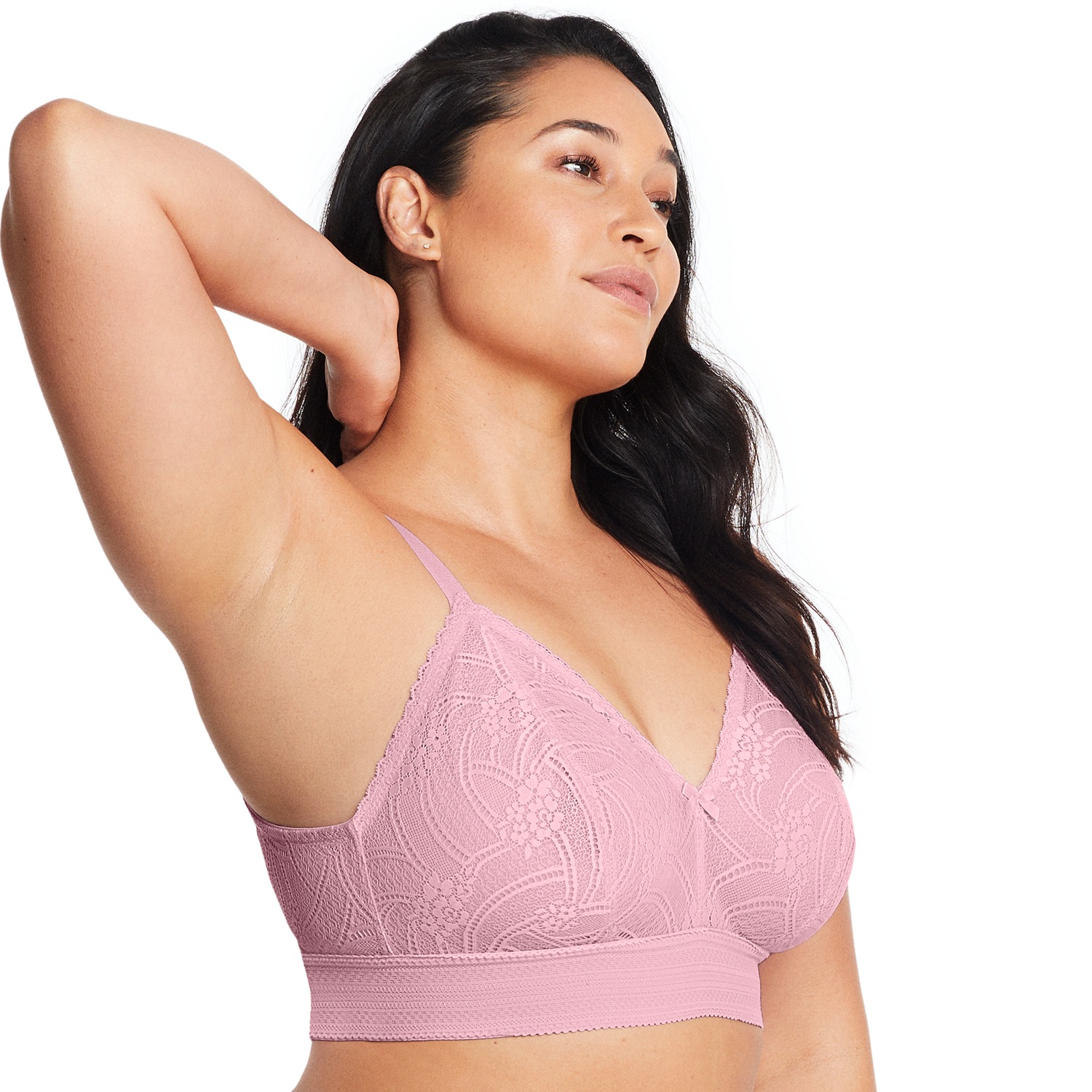 Bramour Gramercy Spitzen-Bralette de luxe - Mauve
