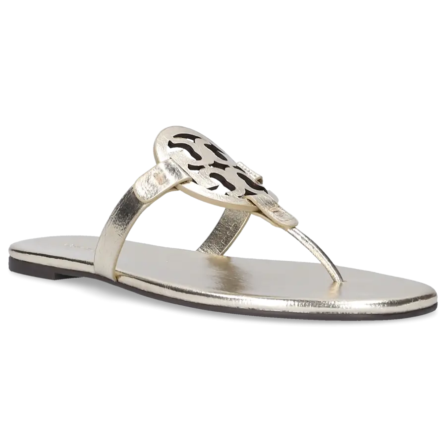 Tory Burch - Zehentrenner MILLER Ziegenleder - gold