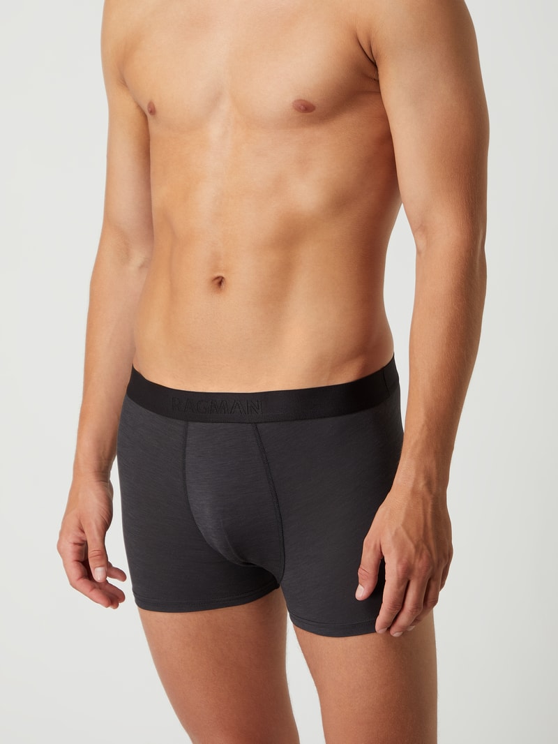 Trunks aus Jersey im 2er-Pack in anthrazit