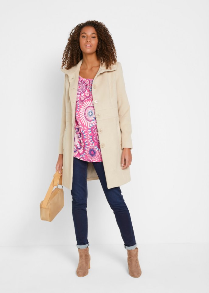 Baumwoll Shirt, 3/4-Arm