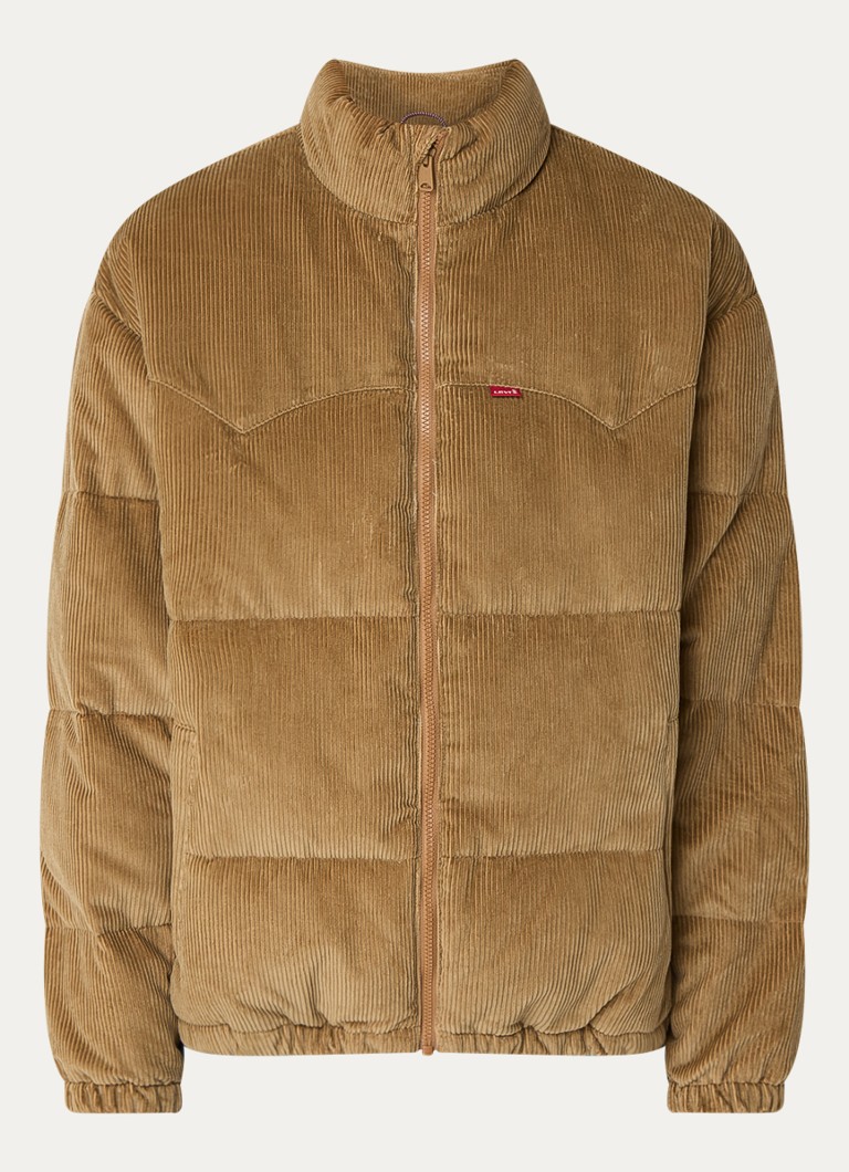 Μπουφάν Levi's από Ερμίνα με Κορδόνι και Πούπουλα, Γέμισμα από Πούπουλα και Πλαϊνές Τσέπες