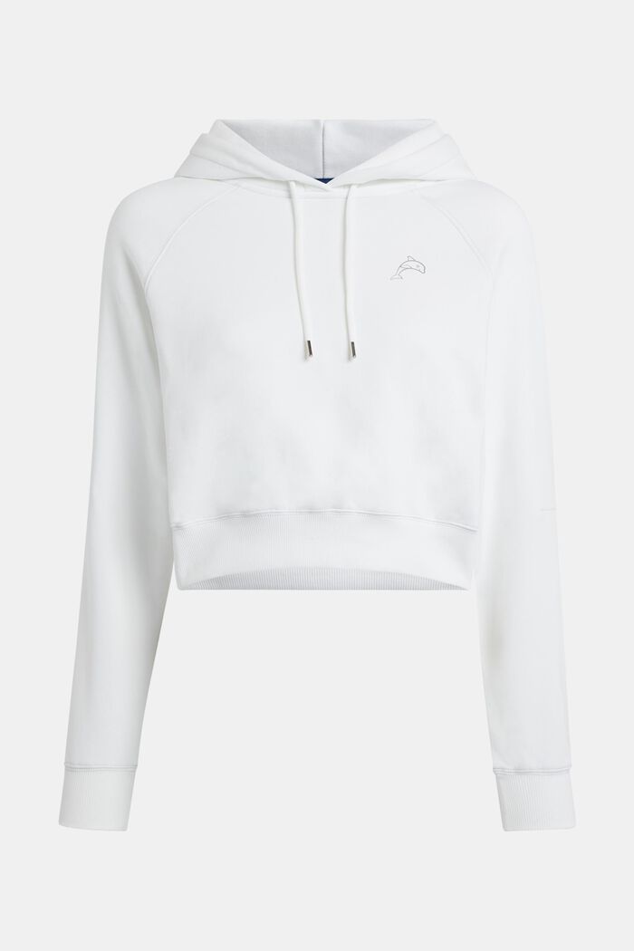 Color Dolphin Cropped-Hoodie