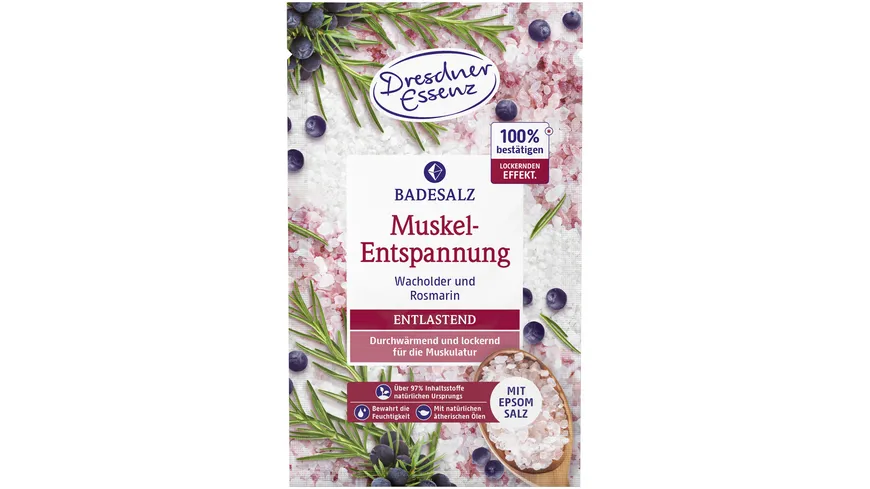 Dresdner Essenz Badesalz Muskel Entspannung 60 g