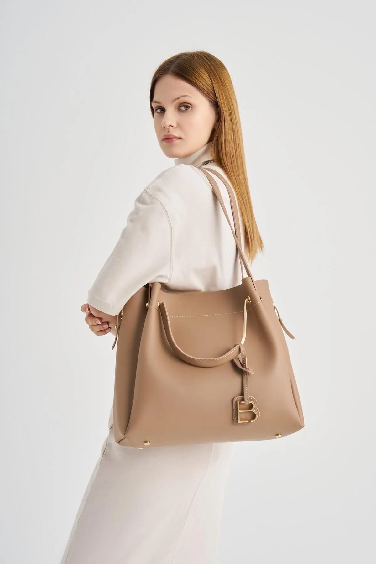 Lucky Bees  Damen Hand- und Schultertasche mit Innengeldbörse