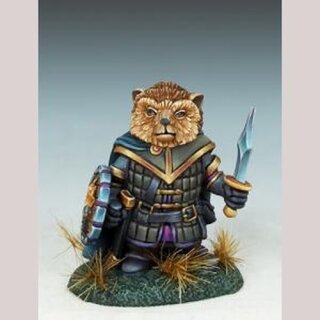 Igel Krieger mit Schwert und Schild