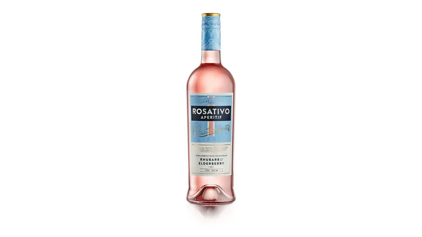 ROSATIVO Wein-Aperitif mit Holunder und Rhabarber 0.75 l