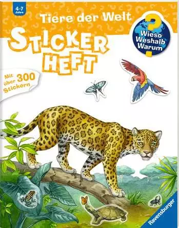 Ravensburger Wieso? Weshalb? Warum? Stickerheft: Tiere der Welt