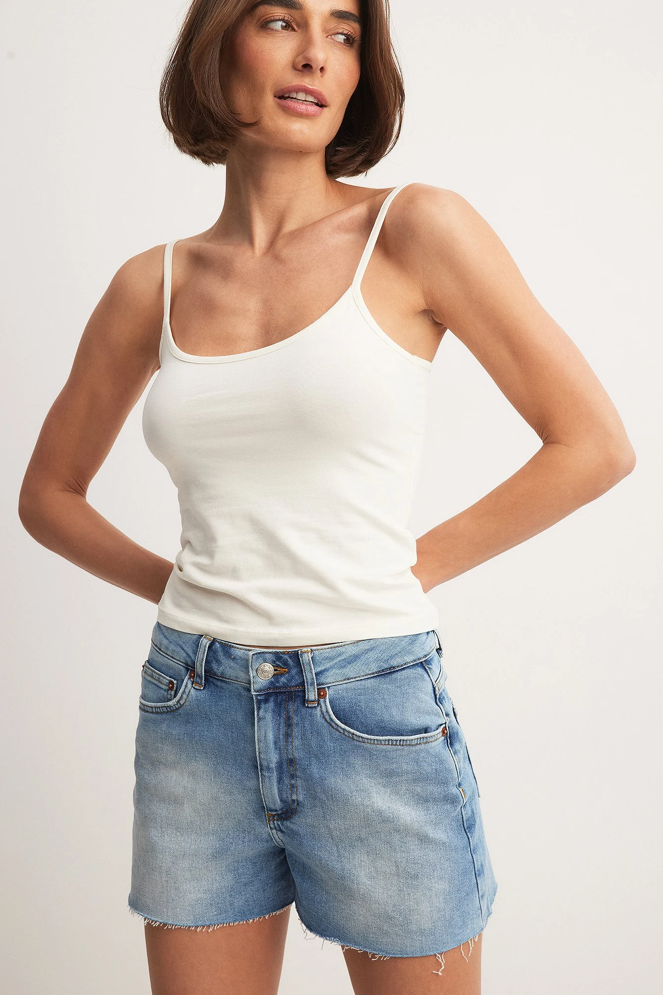 Stretch-Jeans-Shorts