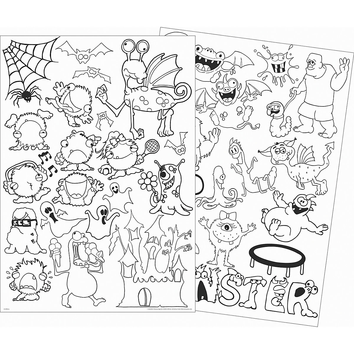 KREUL Window Color Set Monster Party