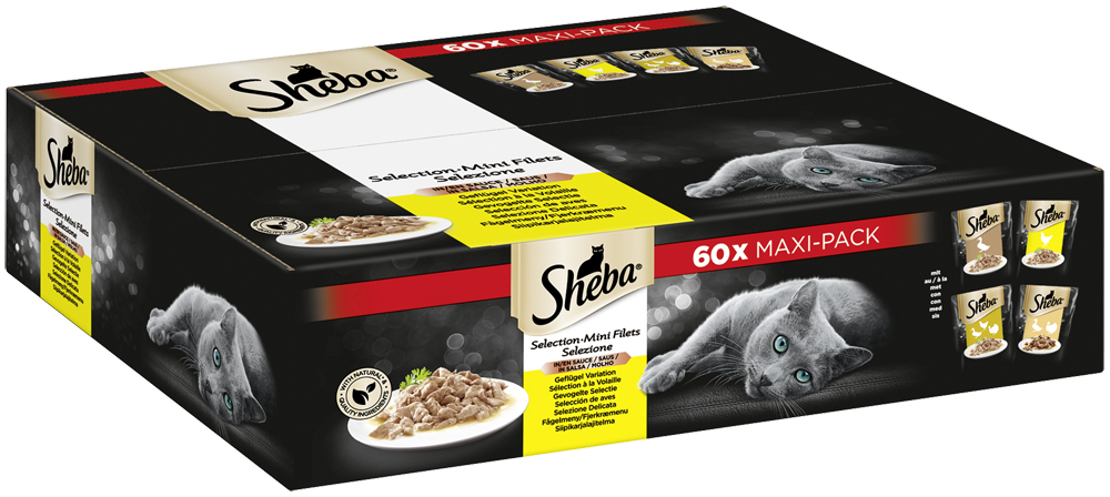 Sheba Nassfutter Sheba Selection in Sauce 60x85g
